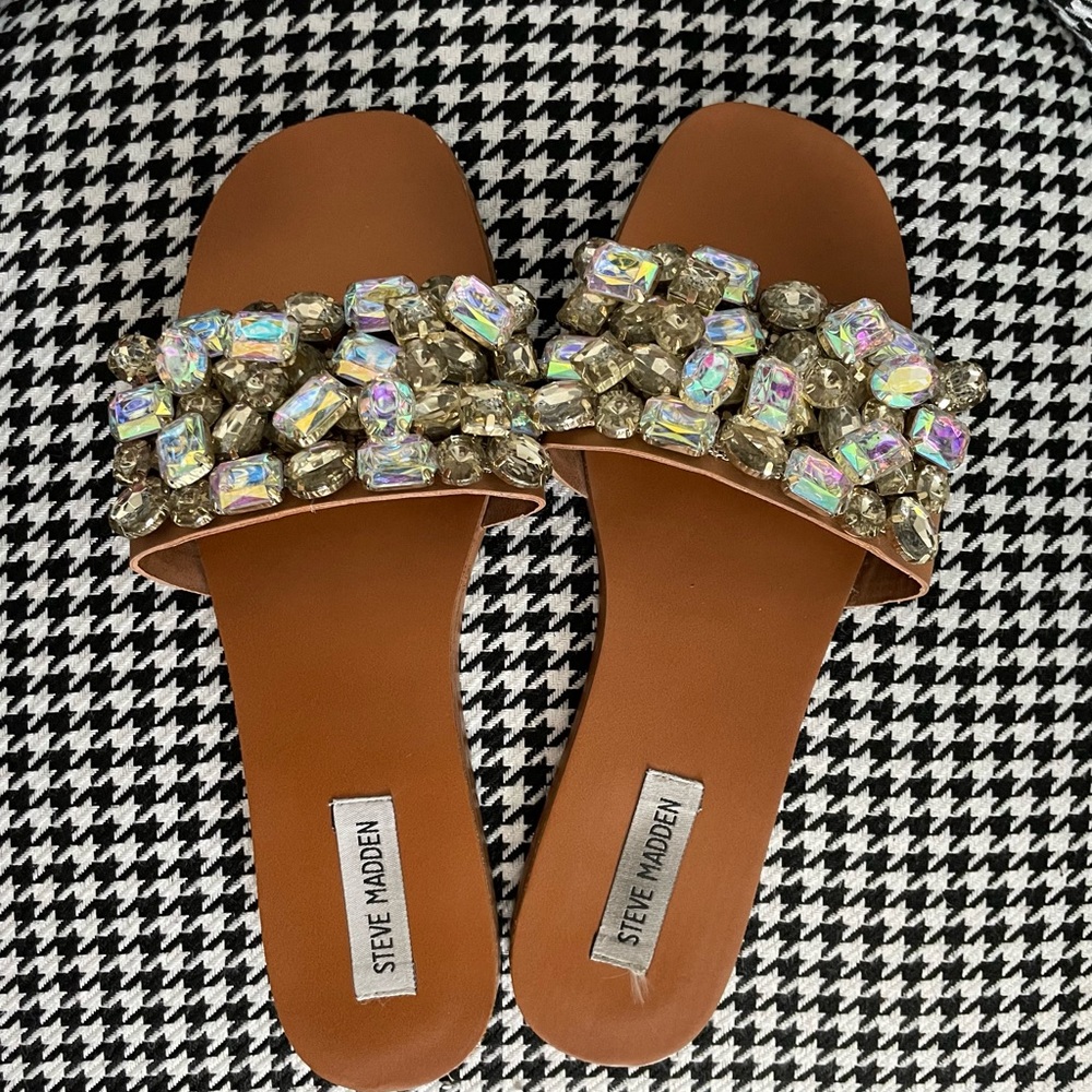 Steve Madden Rhinestone Sandals